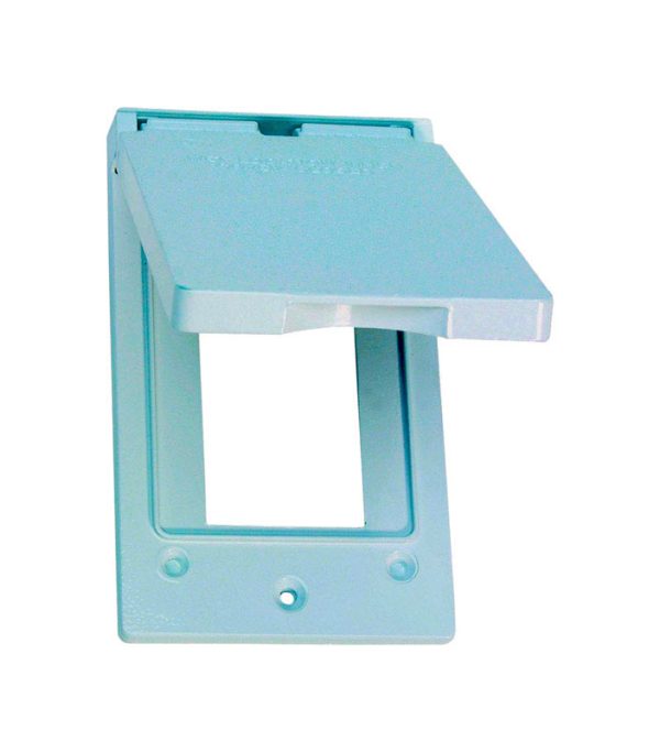 Sigma Engineered Solutions Rectangle Metal 1 gang Vertical GFCI Cover