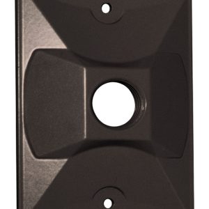 Sigma Engineered Solutions Rectangle Metal 1 gang Lampholder Cover