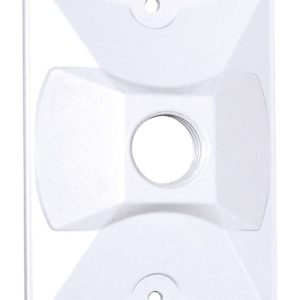 Sigma Engineered Solutions Rectangle Metal 1 gang Lampholder Cover