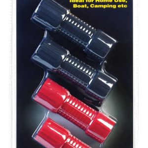 Steel Grip Black/Red LED Flashlight AAA Battery