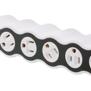360 Electrical 4 ft. L 6 outlets Surge Protector White 1080 J