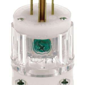 Leviton Industrial Nylon Grounding Plug Non-NEMA 2 Pole 3 Wire