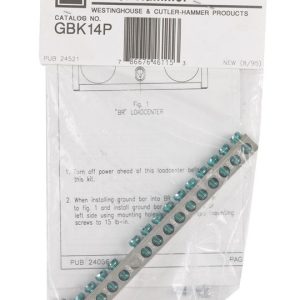 Eaton Cutler-Hammer 0 amps N/A V 14 space 14 circuits Bolt-On Mount Ground Bar Kit