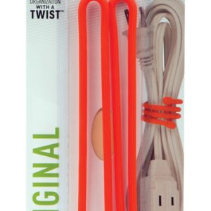Nite Ize Gear Tie 12 in. L Orange Twist Ties 2 pk
