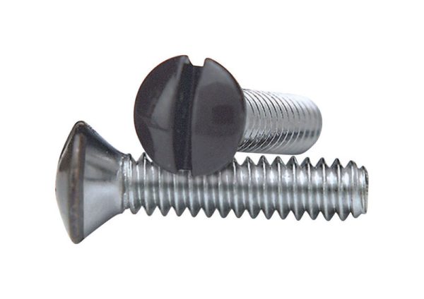Amerelle Brown Steel Wall Plate Screws 10 pk