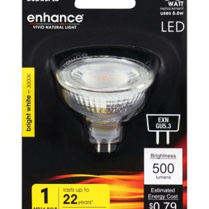 Feit Electric MR16 GU5.3 LED Bulb Bright White 50 Watt Equivalence 1 pk