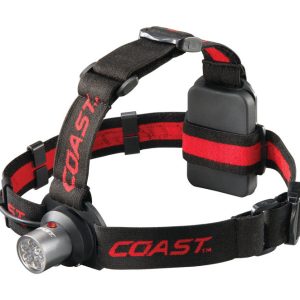 Coast HL4 145 lm Black LED Head Lamp AAA Battery