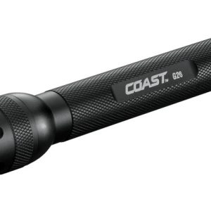 Coast G26 330 lm Silver LED Flashlight AA Battery