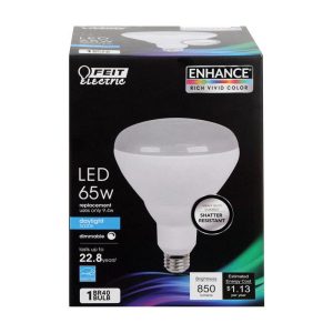 Feit Electric Enhance BR40 E26 (Medium) LED Bulb Daylight 65 Watt Equivalence 1 pk