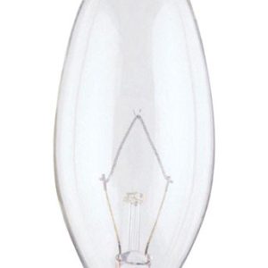 Westinghouse 40 W CA9 Decorative Incandescent Bulb E12 (Candelabra) White 25 pk