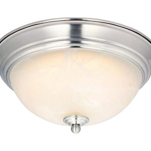 Westinghouse LED 5.5 in. H X 11 in. W X 11 in. L Brushed Nickel Ceiling Light