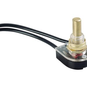 Gardner Bender 6 amps Single Pole Push Button Switch Brass 1 pk