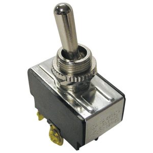 Gardner Bender 20 amps Single Pole Toggle Switch Black/Silver 1 pk