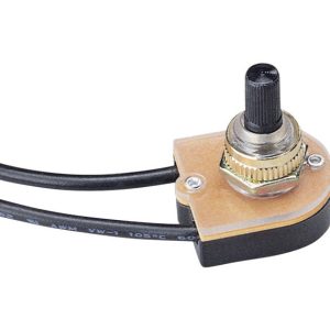 Gardner Bender 6 amps Single Pole Rotary Switch Black 1 pk