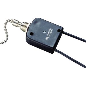 Gardner Bender 6 amps Pull Chain Switch Black/Silver 1 pk