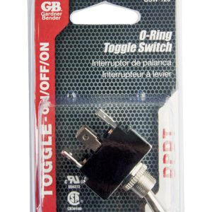 Gardner Bender 10 amps Toggle O-Ring Switch Silver 1 pk