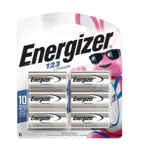 Energizer Lithium 123 3 V Camera Battery 6 pk