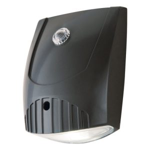 Halo Dusk to Dawn LED Bronze Wall Pack Light Fixture Hardwired