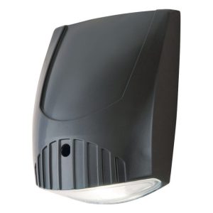 Halo Switch LED Bronze Wall Pack Light Fixture Hardwired