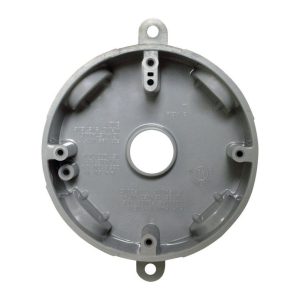 Sigma Engineered Solutions New Work 14.8 cu in Round Plastic Weatherproof Box Gray