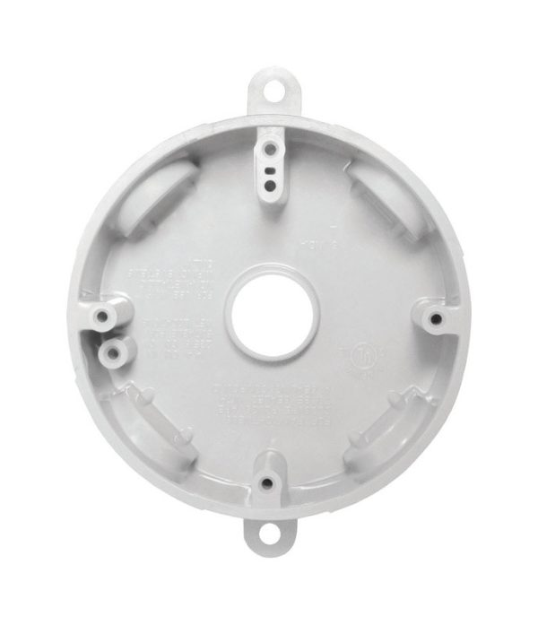 Sigma Engineered Solutions New Work 14.8 cu in Round Plastic Outlet Box White