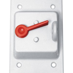 Sigma Engineered Solutions Rectangle Plastic 1 gang Toggle Switch Cover