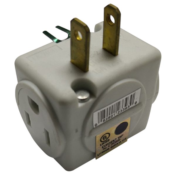 Projex Grounded 3 outlets Cube Adapter 1 pk
