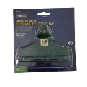 Projex Grounded 3 outlets Adapter 1 pk