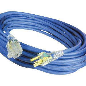 Projex Outdoor 50 ft. L Blue Extension Cord 14/3 SJOW