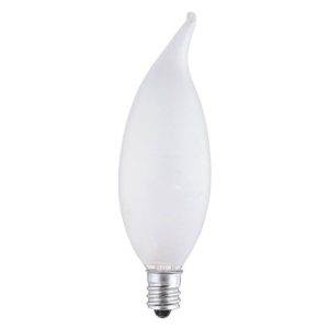 Westinghouse 40 W CA9 1/2 Decorative Incandescent Bulb E12 (Candelabra) Warm White 2 pk