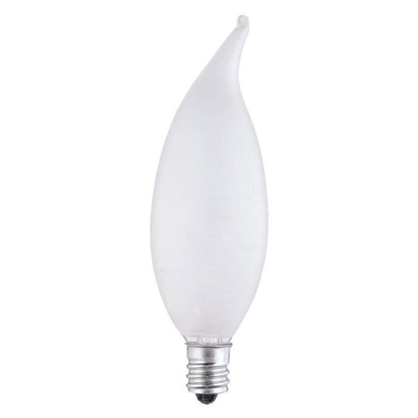 Westinghouse 40 W CA9 1/2 Decorative Incandescent Bulb E12 (Candelabra) Warm White 2 pk