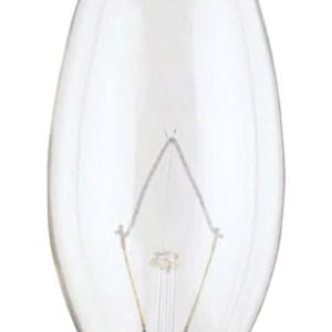 Westinghouse 40 W CA9 1/2 Decorative Incandescent Bulb E12 (Candelabra) Warm White 2 pk