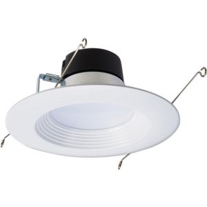 Halo Matte White 6 in. W Plastic LED Retrofit Kit 10 W