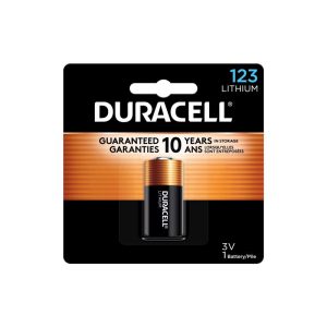 Duracell Lithium 123 3 V 1.4 Ah Camera Battery 1 pk