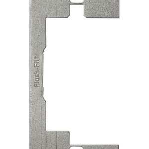 Raco Flush-Fit Metallic 1 gang Die-Cast Metal Duplex Outlet Device Leveling Plate 3 pk