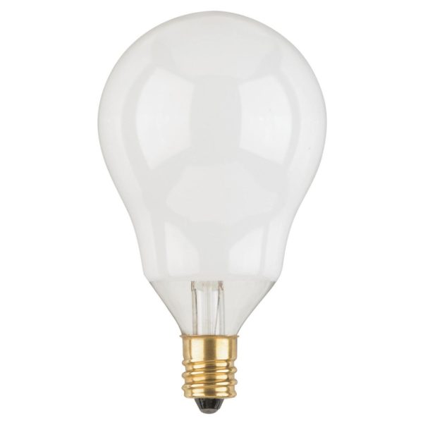 Westinghouse 60 W A15 Ceiling Fan Incandescent Bulb E12 (Candelabra) Soft White 2 pk
