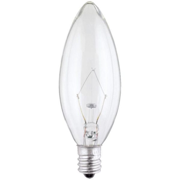 Westinghouse 60 W B10 Fan Incandescent Bulb E12 (Candelabra) Soft White 2 pk