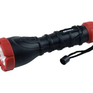 Dorcy 120 lm Black/Red LED Flashlight AAA Battery