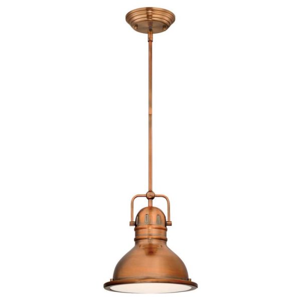 Westinghouse Boswell Washed Copper 1 lights Mini Pendant Light