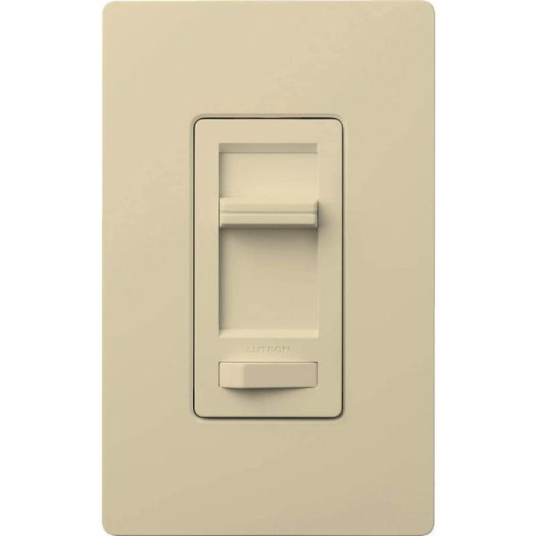 Lutron Ivory 150W for CFL and LED / 600W for incandescent and halogen W 3-Way Dimmer Switch 1 pk