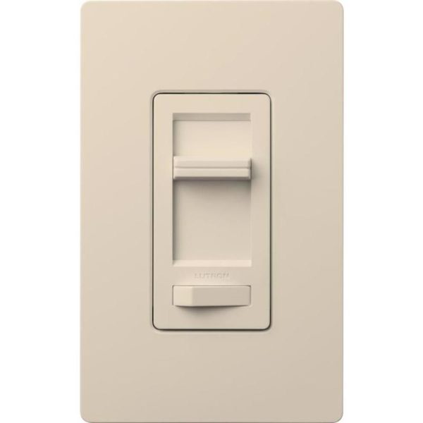 Lutron Almond 150W for CFL and LED / 600W for incandescent and halogen W 3-Way Dimmer Switch 1 pk