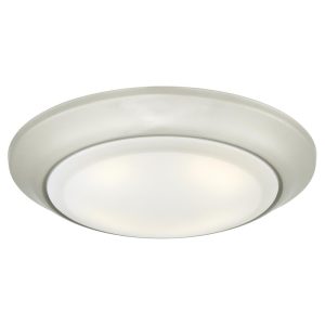 Westinghouse Brushed Nickel Metallic 5.5 in. W Steel LED Recessed Light Fixture 15 W