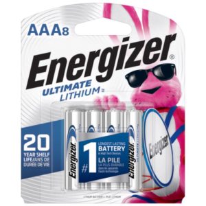 Energizer Ultimate Lithium AAA 1.5 V 1.2 Ah Battery 8 pk