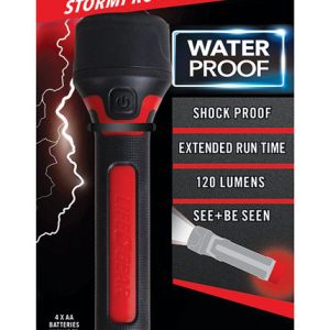 Life+Gear 200 lm Black/Red LED Signal Light AA Battery