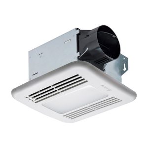 Delta BreezIntegrity 50 CFM 0.7 Sones Bathroom Ventilation Fan with Lighting