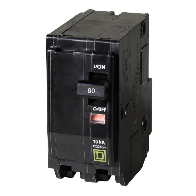 Square D QO 60 amps Standard 2-Pole Circuit Breaker - PaintPlace New York