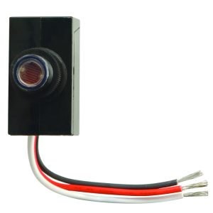Woods Black Photoelectric Light Control w/Photocell 1 pk