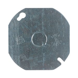 Steel City Octagon Steel 2 gang Ceiling Box Cover