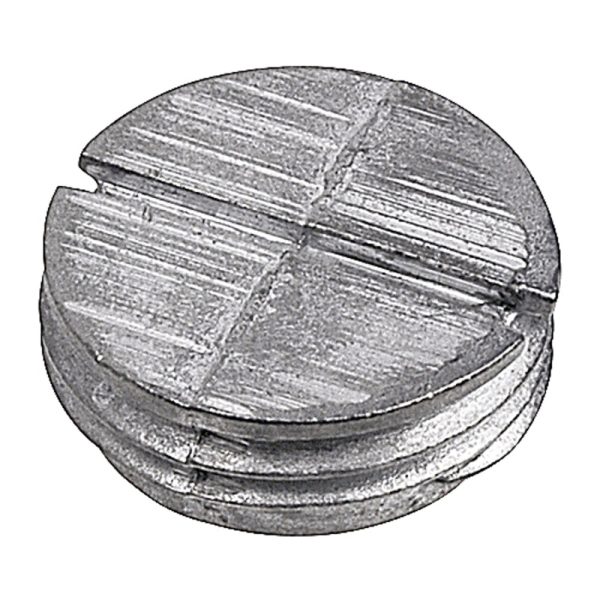 Red Dot Round Polycarbonate 1 gang Closure Plug