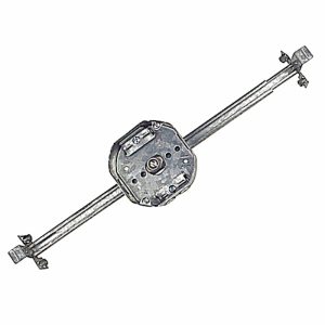 Steel City 15.8 cu in Octagon Galvanized Steel Electrical Box w/Hanger Bar Silver
